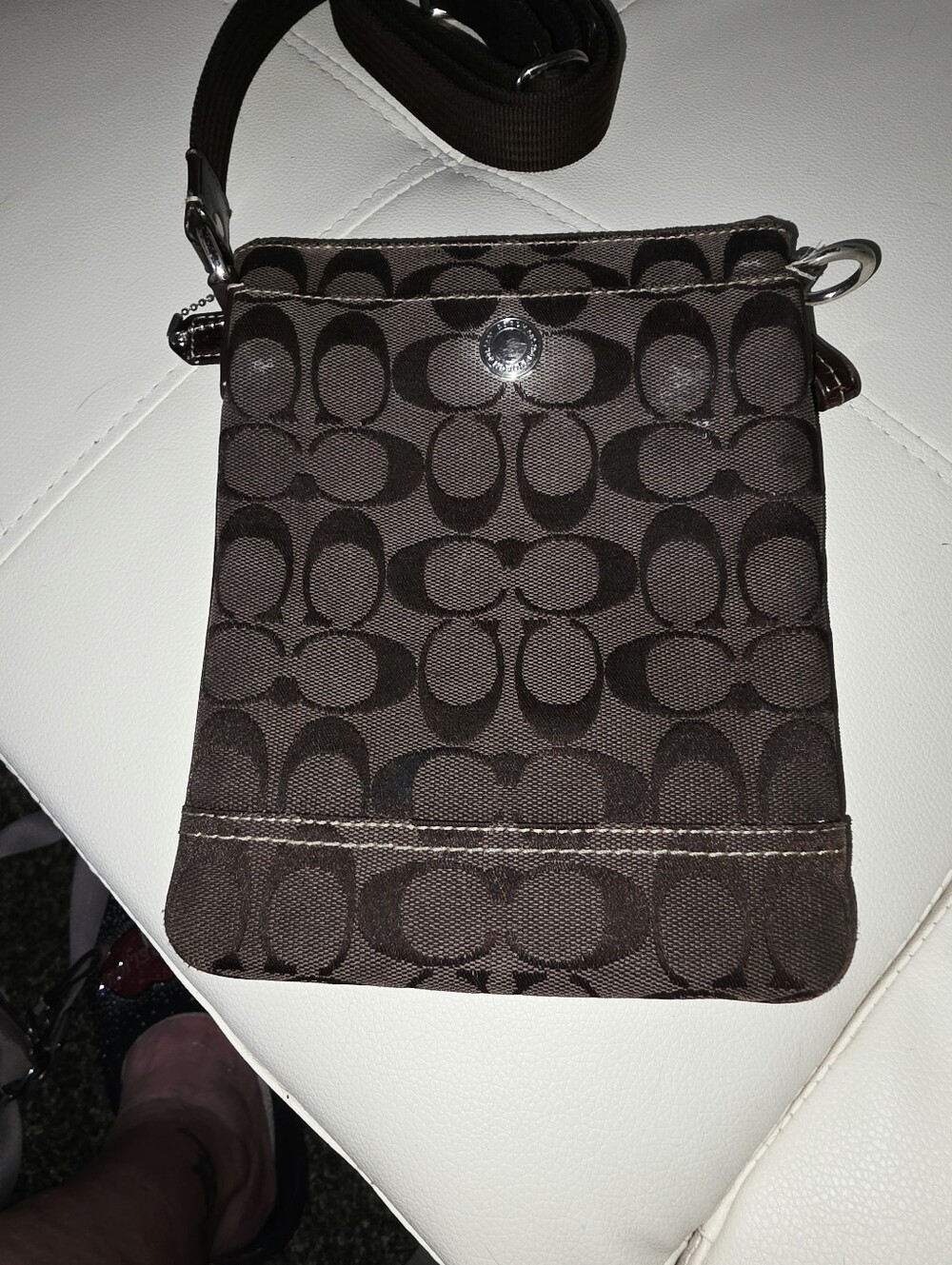 COACH CROSSBODY CHOC BROWN